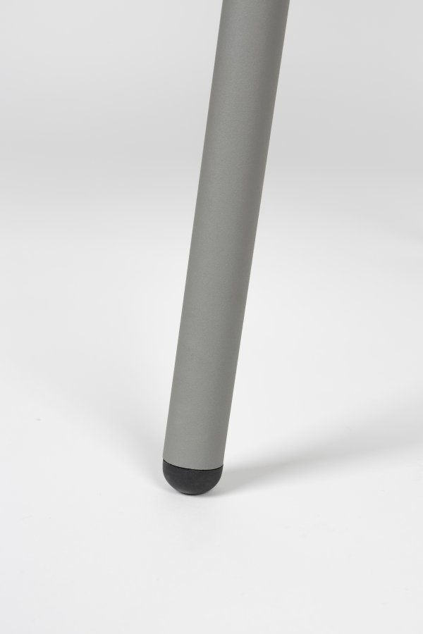 ZUIVER Clip spisebordsstol - gr polyester, egefinér og metal