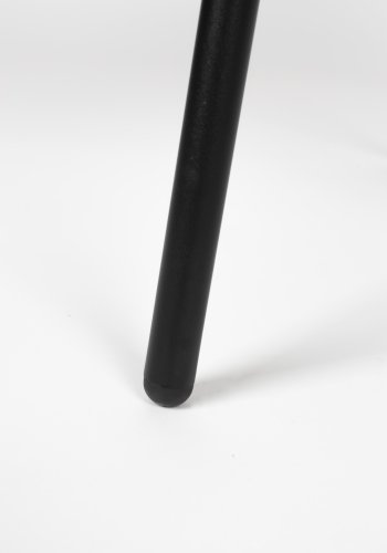 ZUIVER Clip spisebordsstol - gr polyester og sort egefinérmetal