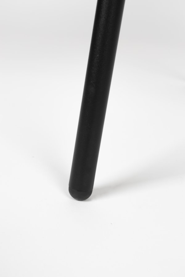 ZUIVER Clip spisebordsstol - gr polyester og sort egefinérmetal