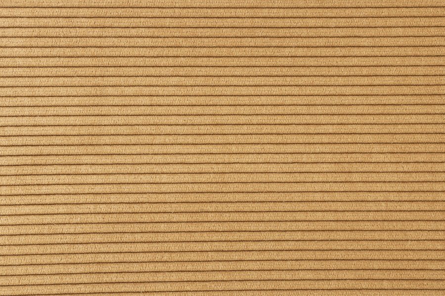 ZUIVER Bonnet spisebordsstol - okkergul fljl stof og sort metal