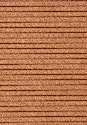 ZUIVER Bonnet spisebordsstol - terracotta fljl stof og sort metal