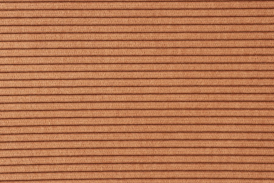 ZUIVER Bonnet spisebordsstol - terracotta fljl stof og sort metal