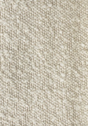WHITE LABEL LIVING Jake spisebordsstol - offwhite bouclé og egetr