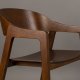 DUTCHBONE Westlake spisebordsstol, m. armln - valnddefarvet tr og egetr
