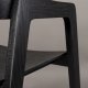 DUTCHBONE Westlake spisebordsstol, m. armln - sort tr og bgetr