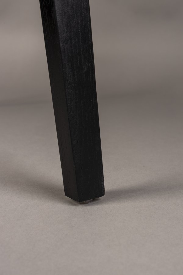 DUTCHBONE Westlake spisebordsstol, m. armln - sort tr og bgetr