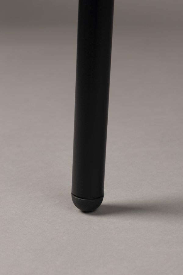 DUTCHBONE Rodin spisebordsstol - gr polyester, asketrfinér og sort metal