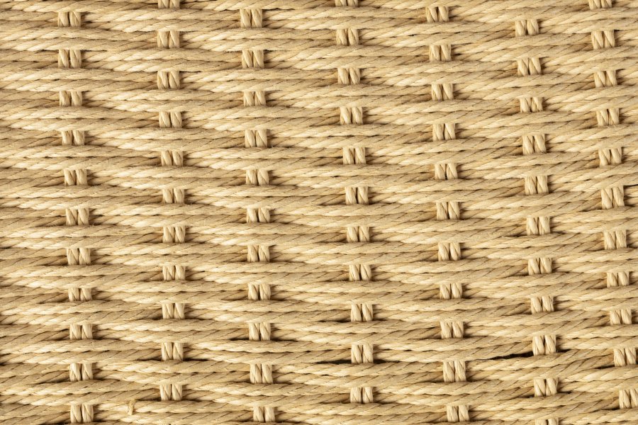 DUTCHBONE Cecile spisebordsstol - natur papirsnor og brun bgetr