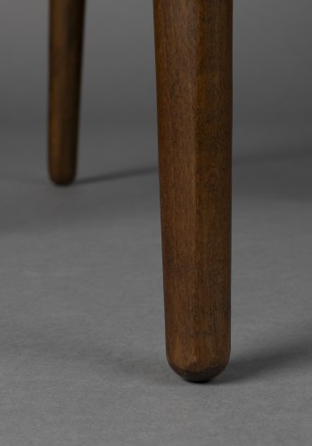 DUTCHBONE Cecile spisebordsstol - natur papirsnor og brun bgetr