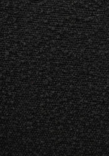 ZUIVER NDSM lnestol, m. armln - sort bouclé stof og sort bgetr/trfinér