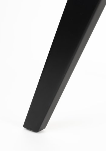 ZUIVER NDSM lnestol, m. armln - sort bouclé stof og sort bgetr/trfinér