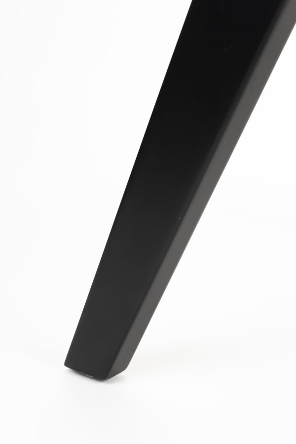 ZUIVER NDSM lnestol, m. armln - sort bouclé stof og sort bgetr/trfinér