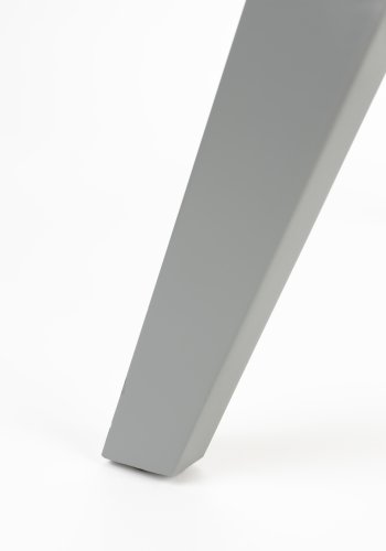 ZUIVER NDSM lnestol, m. armln - gr bouclé stof og gr asketr/trfinér