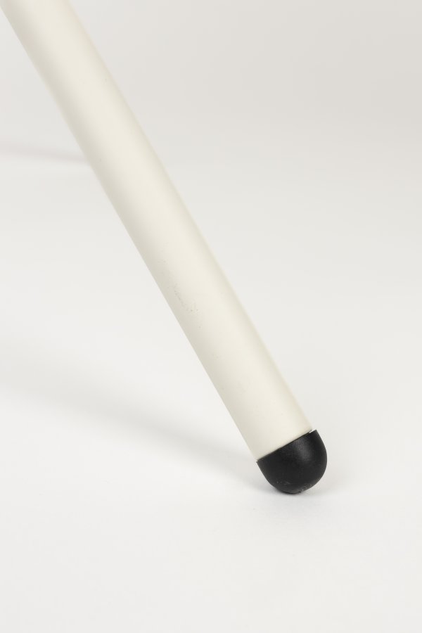 ZUIVER OMG Soft spisebordsstol - offwhite polyester og offwhite stl