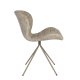 ZUIVER OMG Soft spisebordsstol - beige polyester og beige stl