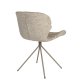 ZUIVER OMG Soft spisebordsstol - beige polyester og beige stl