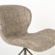 ZUIVER OMG Soft spisebordsstol - beige polyester og beige stl