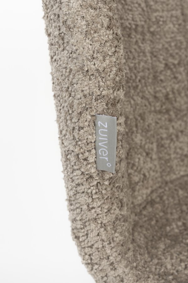 ZUIVER OMG Soft spisebordsstol - beige polyester og beige stl