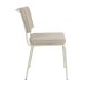 ZUIVER Buddy spisebordsstol - beige bouclé stof og beige metal