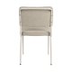 ZUIVER Buddy spisebordsstol - beige bouclé stof og beige metal