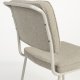 ZUIVER Buddy spisebordsstol - beige bouclé stof og beige metal
