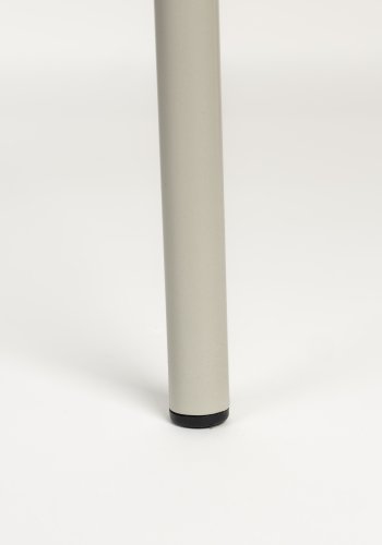 ZUIVER Buddy spisebordsstol - beige bouclé stof og beige metal