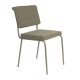 ZUIVER Buddy spisebordsstol - olivengrn bouclé stof og olivengrn metal