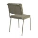 ZUIVER Buddy spisebordsstol - olivengrn bouclé stof og olivengrn metal