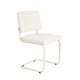 ZUIVER Ridge Soft spisebordsstol - offwhite polyester/nylon