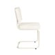 ZUIVER Ridge Soft spisebordsstol - offwhite polyester/nylon
