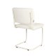 ZUIVER Ridge Soft spisebordsstol - offwhite polyester/nylon