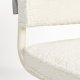 ZUIVER Ridge Soft spisebordsstol - offwhite polyester/nylon