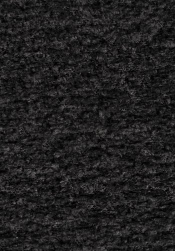 ZUIVER Ridge Soft spisebordsstol - sort polyester/nylon og sort krom