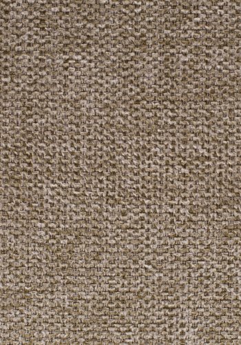 WHITE LABEL LIVING Tjarda spisebordsstol, m. armln - brun polyester og sort jern