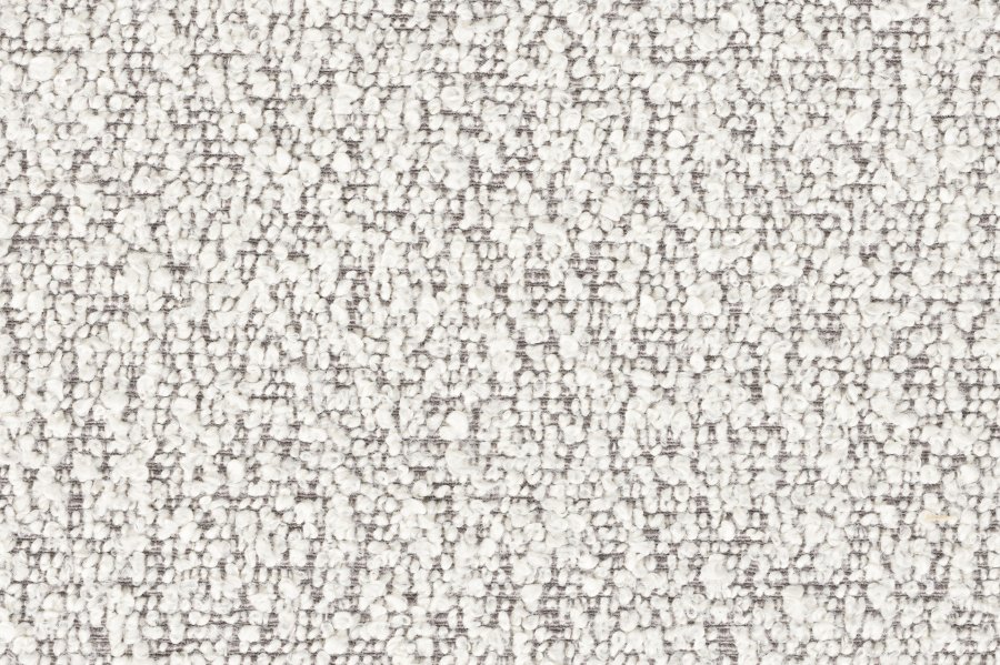 WHITE LABEL LIVING Fijs spisebordsstol - taupe bouclé og jern