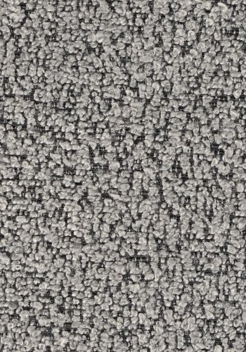 WHITE LABEL LIVING Fijs spisebordsstol - gr bouclé og jern