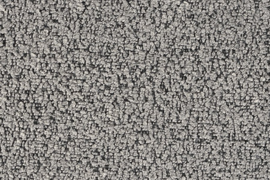 WHITE LABEL LIVING Fijs spisebordsstol - gr bouclé og jern