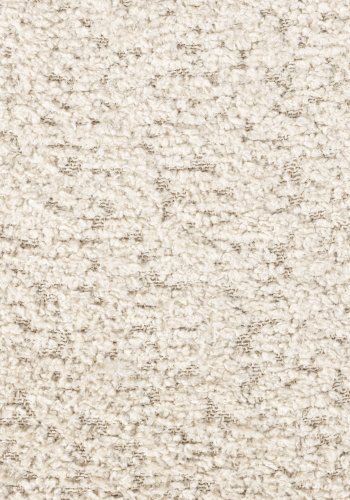 WHITE LABEL LIVING Marion spisebordsstol - offwhite bouclé og jern