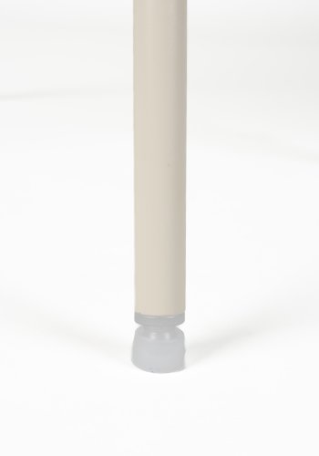 WHITE LABEL LIVING Marion spisebordsstol - offwhite bouclé og jern