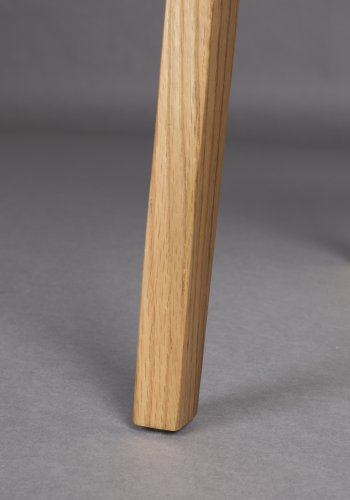 DUTCHBONE Westlake spisebordsstol, m. armln - natur egetr og krydsfinér