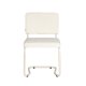 ZUIVER Ridge spisebordsstol - Kink Soft offwhite stof og rrstel, stabelbar