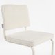 ZUIVER Ridge spisebordsstol - Kink Soft offwhite stof og rrstel, stabelbar