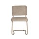 ZUIVER Ridge spisebordsstol - Kink Soft beige stof og rrstel