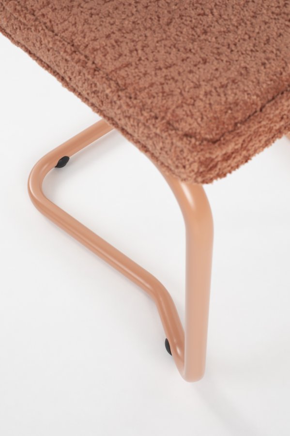 ZUIVER Ridge spisebordsstol - Kink Soft terra stof og rrstel