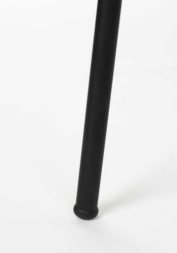 WHITE LABEL LIVING Roos spisebordsstol - lys beige/gr polyester og sort stl