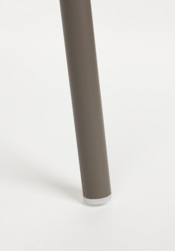 WHITE LABEL LIVING Jessica spisebordsstol, m. armln - gr polypropylen/polyester/metal