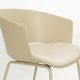 WHITE LABEL LIVING Jessica spisebordsstol, m. armln - beige polypropylen/polyester/metal