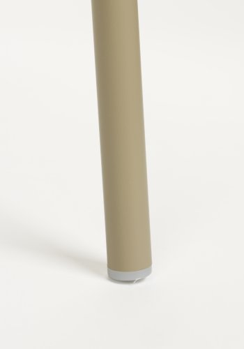 WHITE LABEL LIVING Jessica spisebordsstol, m. armln - beige polypropylen/polyester/metal