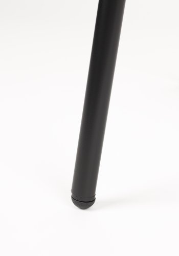 WHITE LABEL LIVING Joa spisebordsstol, m. armln - terra polyester og sort jern