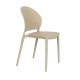 WHITE LABEL LIVING Sjoerd havestol, stabelbar - beige polypropylen